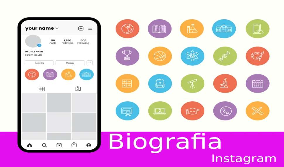 Personalizar biografia do instagram
