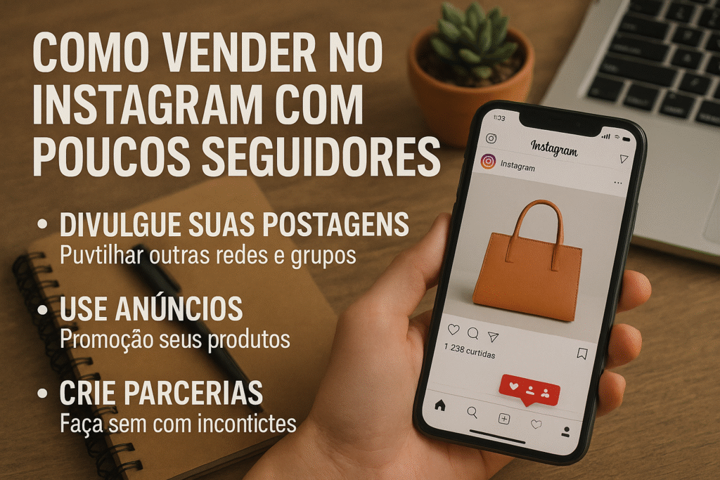Como vender no Instagram com poucos seguidores