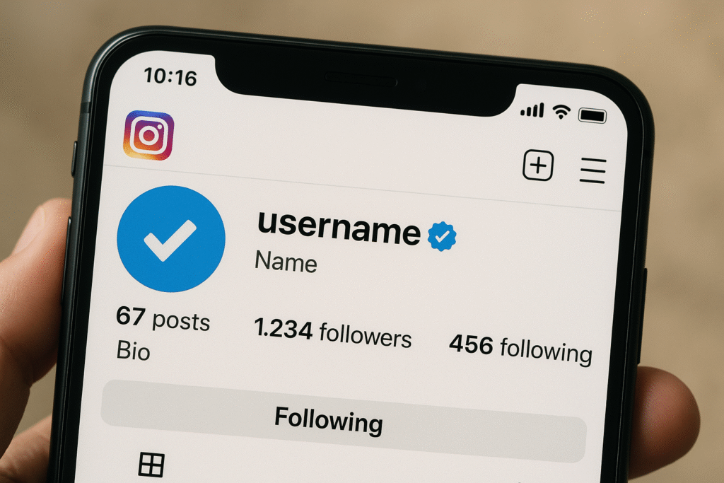 Como ser verificado no Instagram com poucos seguidores