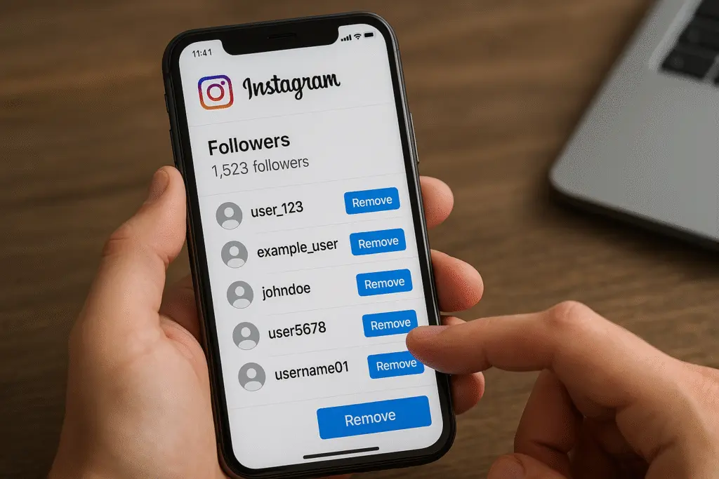 Como excluir seguidores do Instagram de uma vez só