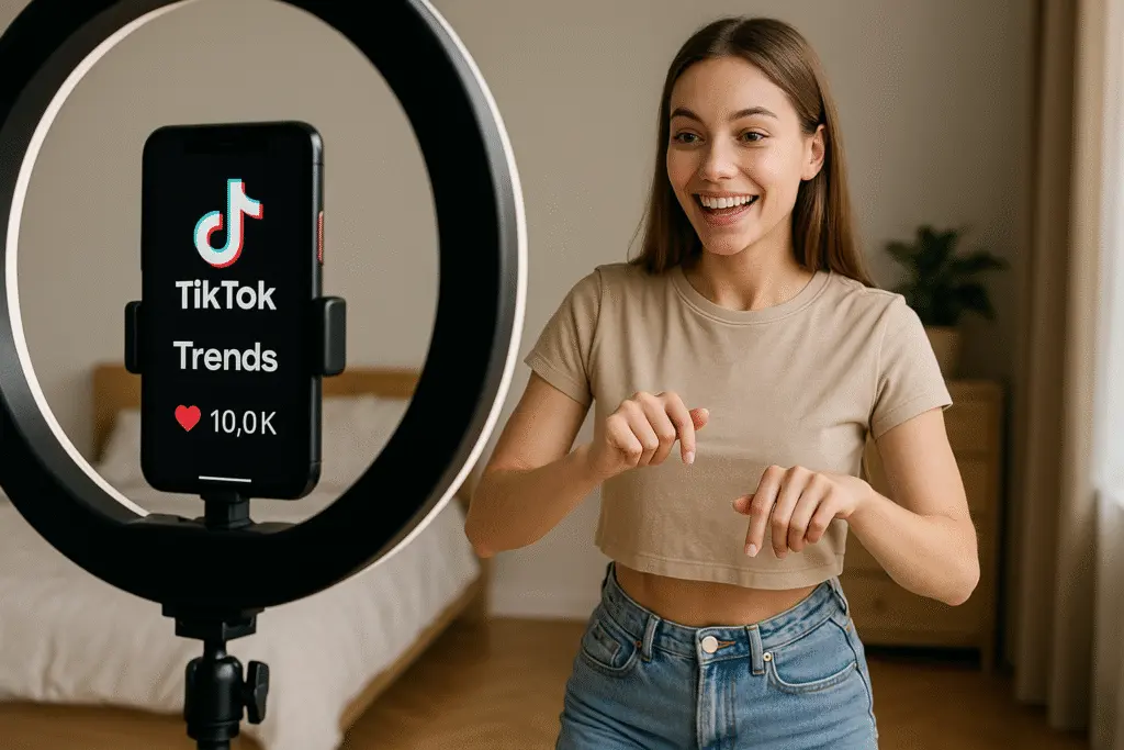 Como fazer trend no TikTok
