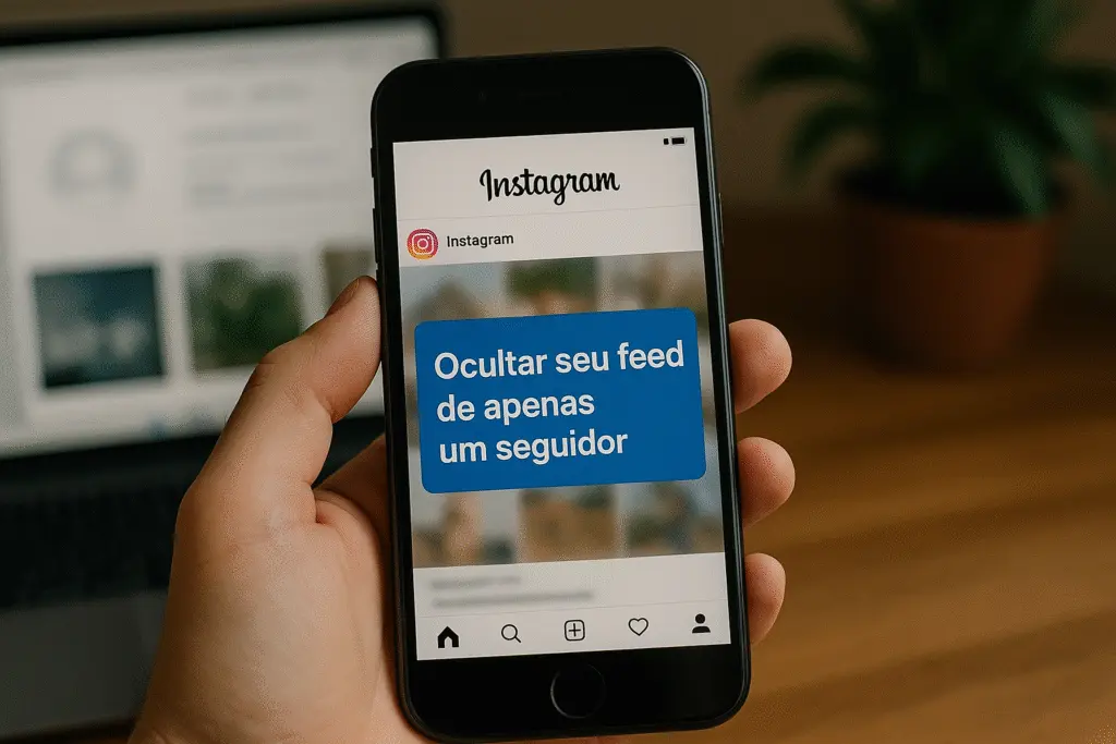 Como ocultar meu feed do Instagram para apenas um seguidor