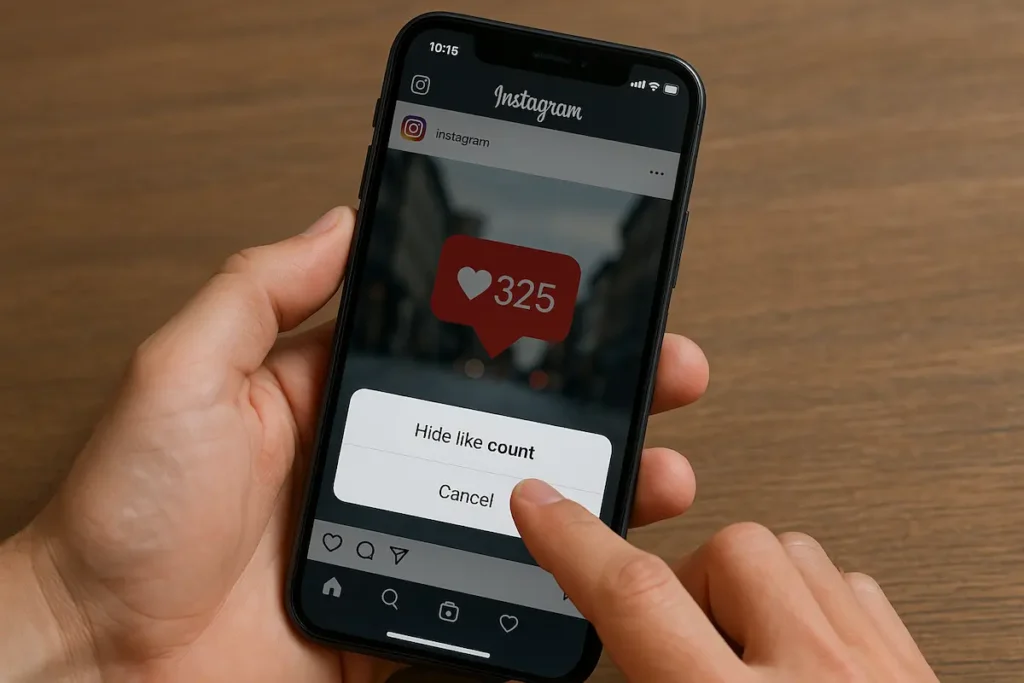 Como tirar a quantidade de curtidas do Instagram