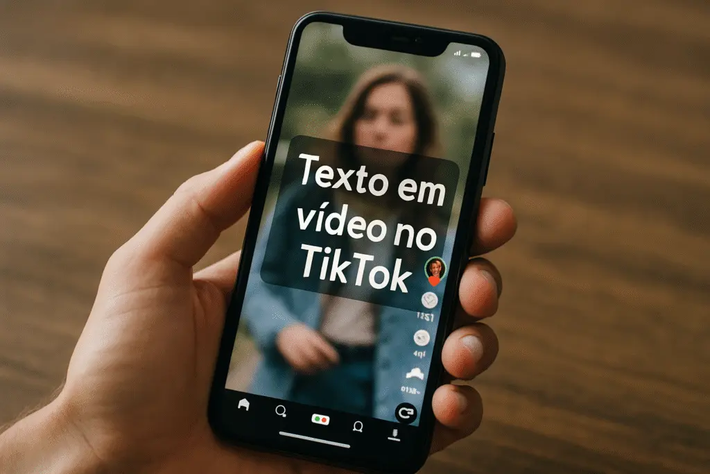 Como usar texto em vídeos no TikTok