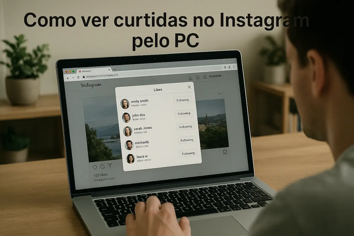 Como ver curtidas no Instagram pelo PC