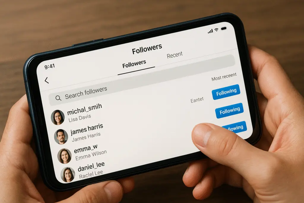 Como ver seguidores recentes no Instagram de outra pessoa