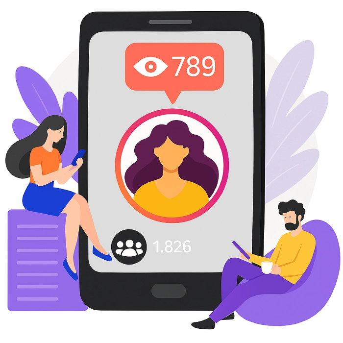 Comprar visualizações stories Instagram Brasileiras