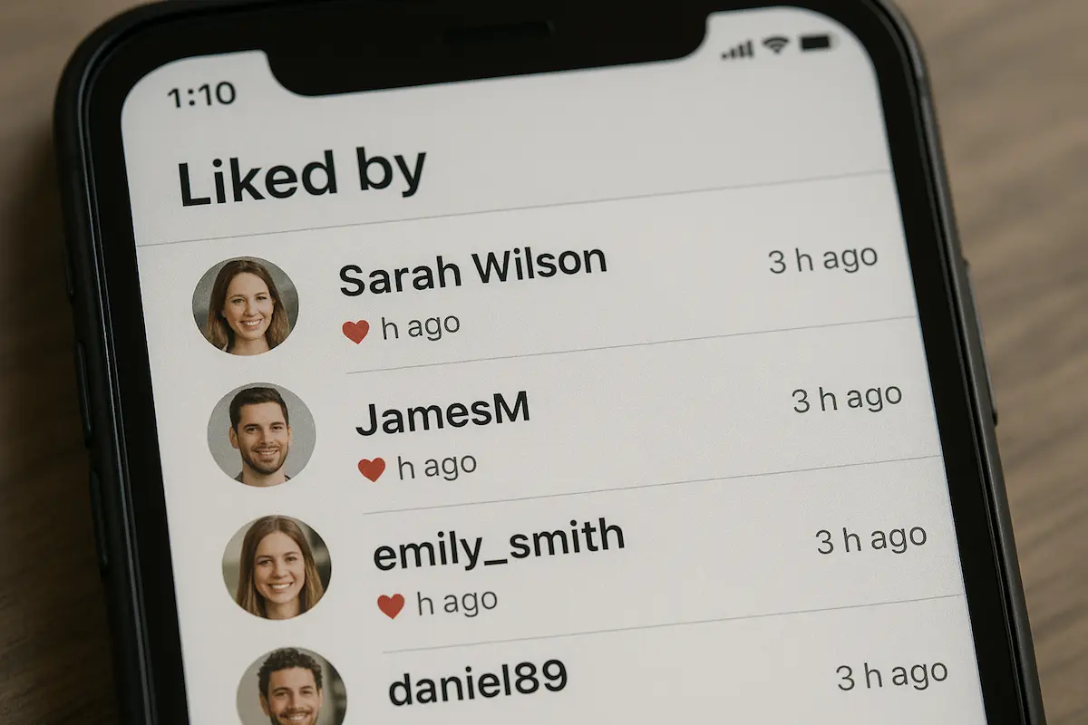 O que significa a ordem de curtidas no Instagram